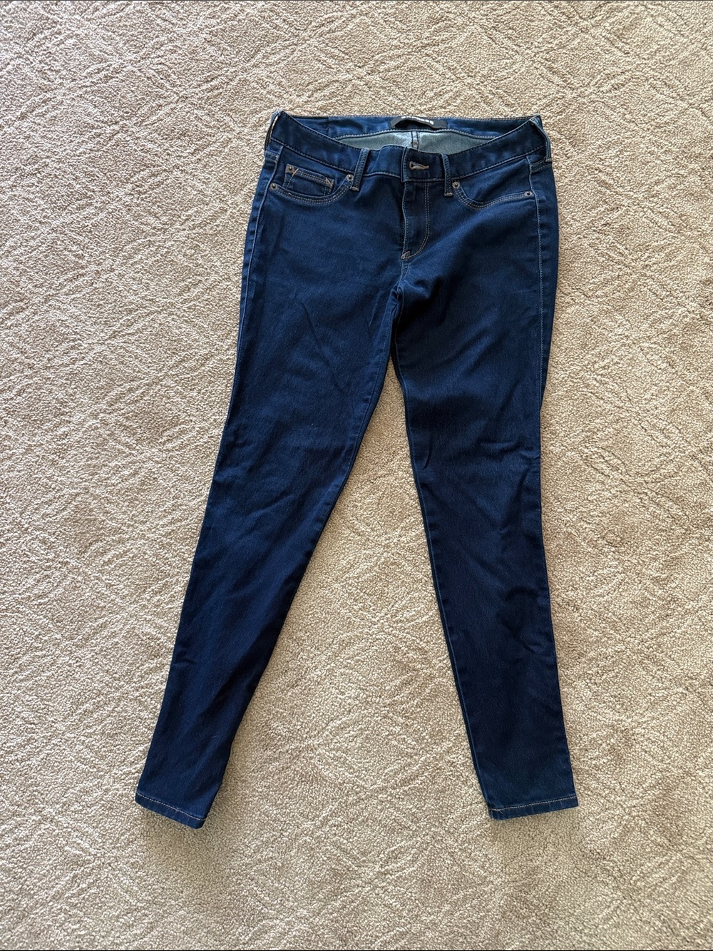 Express Dark Indigo Skinny Jeans